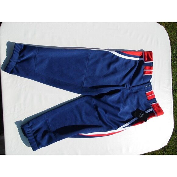 Boombah Sz 32 Baseball Pants Mens Blue Red Baseball Polyester - Picture 1 of 7